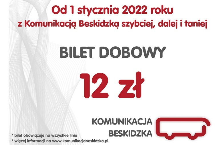 Komunikacja Beskidzka - Bilet DOBOWY