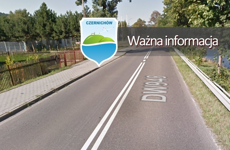 Tymczasowa organizacja ruchu na drodze wojewódzkiej DW948