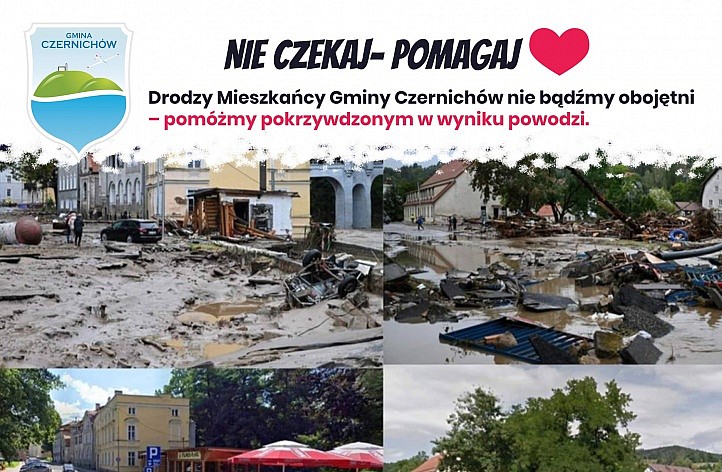 Ruszamy z akcją pomocy dla powodzian