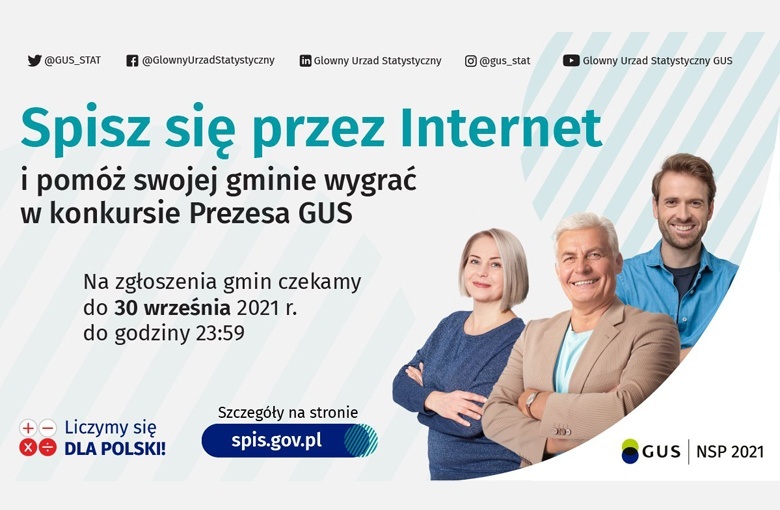 Rusza Konkurs Prezesa GUS na najbardziej cyfrową gminę Narodowego Spisu Powszechnego Ludności i Mieszkań 2021