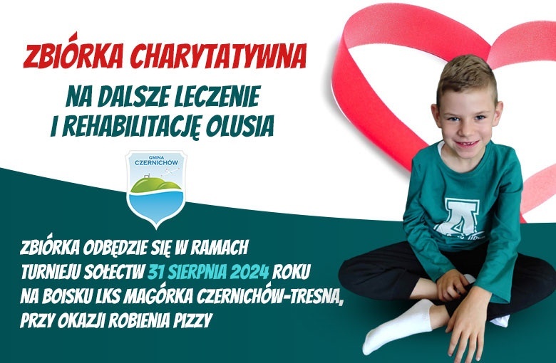 Zapraszamy na zbiórkę charytatywną dla Olusia
