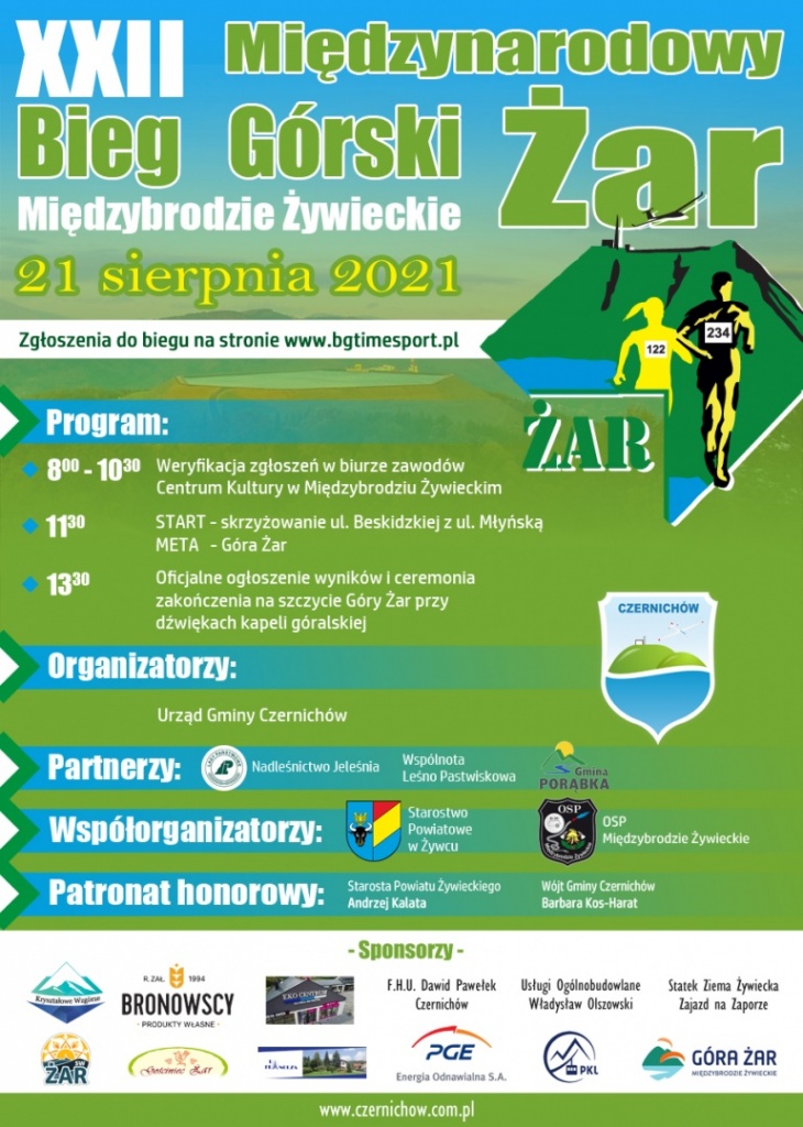 Plakat Bieg Żar