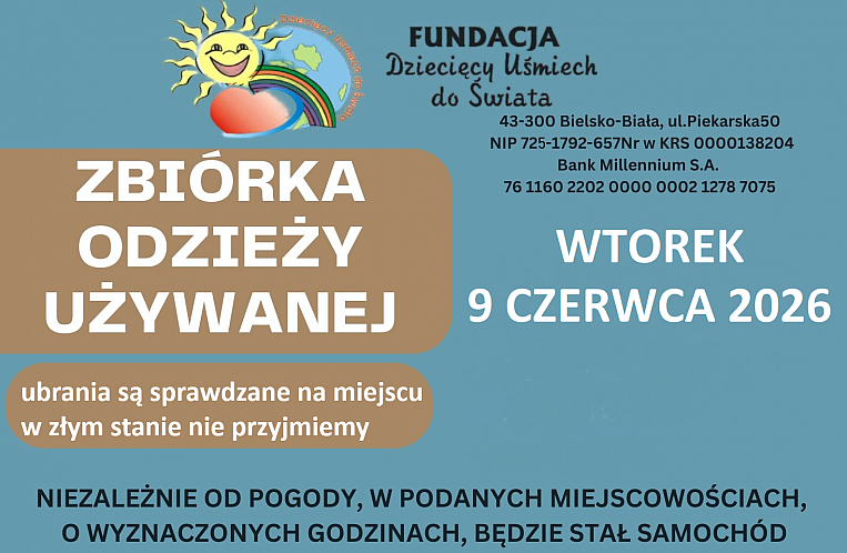 Zbiórka odzieży używanej