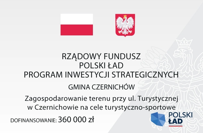 Zagospodarowanie terenu przy ul. Turystycznej w Czernichowie na cele turystyczno-sportowe