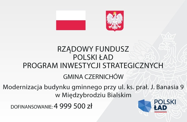 Modernizacja budynku gminnego przy ul. ks. prał. J. Banasia 9 w Międzybrodziu Bialskim