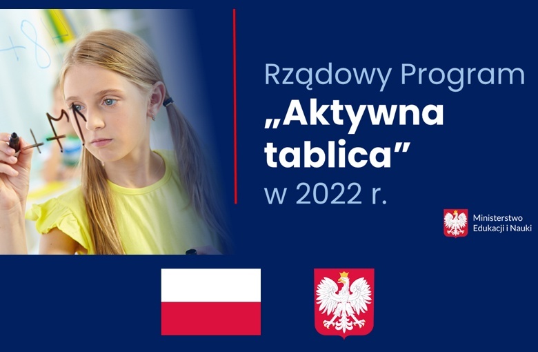 Projekt Aktywna tablica w Szkole Podstawowej nr 2 im. Tadeusza Kościuszki w Międzybrodziu Bialskim