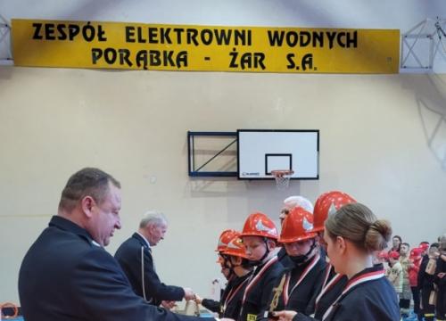VI Powiatowe Halowe Zawody Sportowo-Pozarnicze Mlodziezowych Druzyn Pozarniczych