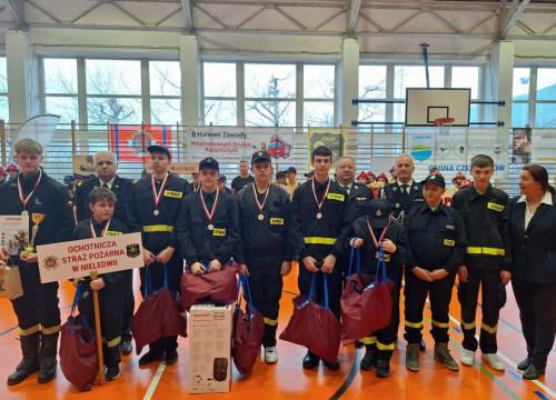 VI Powiatowe Halowe Zawody Sportowo-Pozarnicze Mlodziezowych Druzyn Pozarniczych