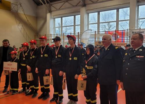 VI Powiatowe Halowe Zawody Sportowo-Pozarnicze Mlodziezowych Druzyn Pozarniczych